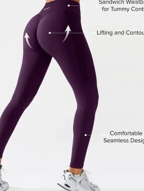 BRXL Plum Purple Active Pants New